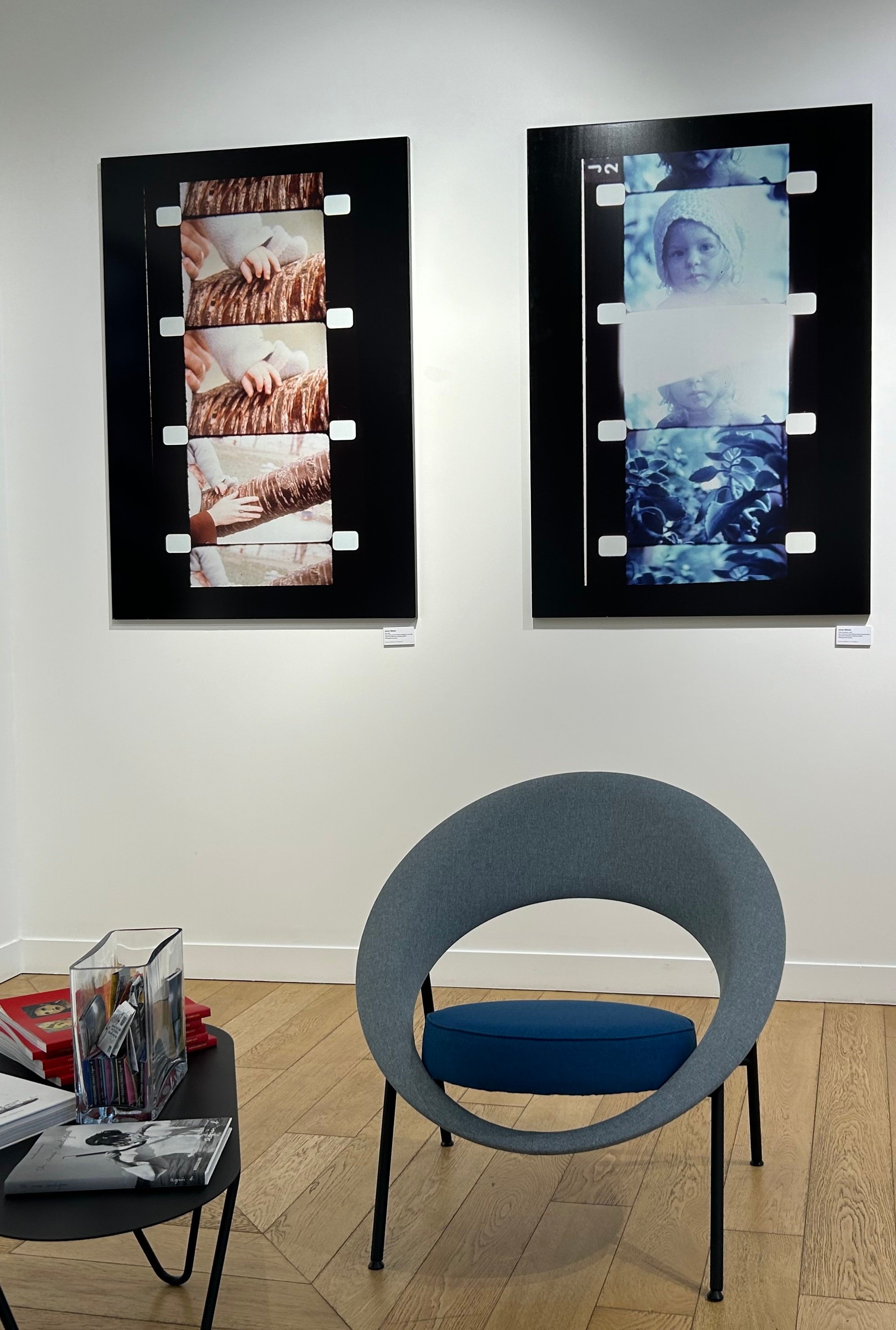 Jonas Mekas dans la boutique de la Poste Chaillot